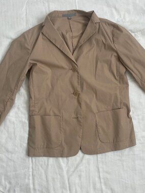 Beige Uniqlo Jacket
